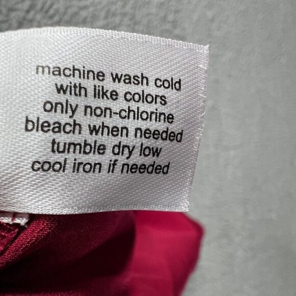 Lane Bryant Womens Top 20 Maroon 100% Polyester Cold‎ Shoulder Pullover Shirt - Picture 6 of 10